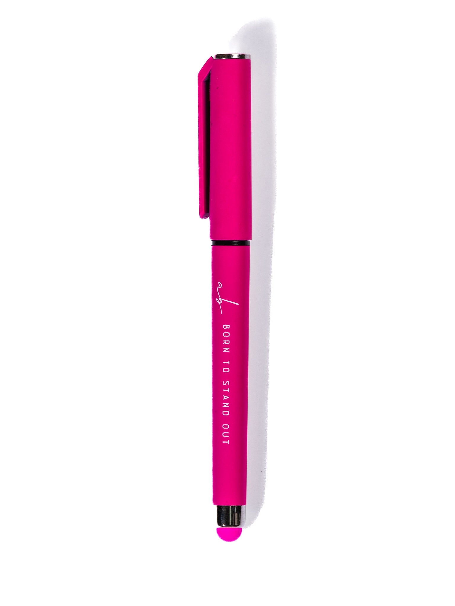 Pink Pen – Black Ink (premium feel) - Born to stand out