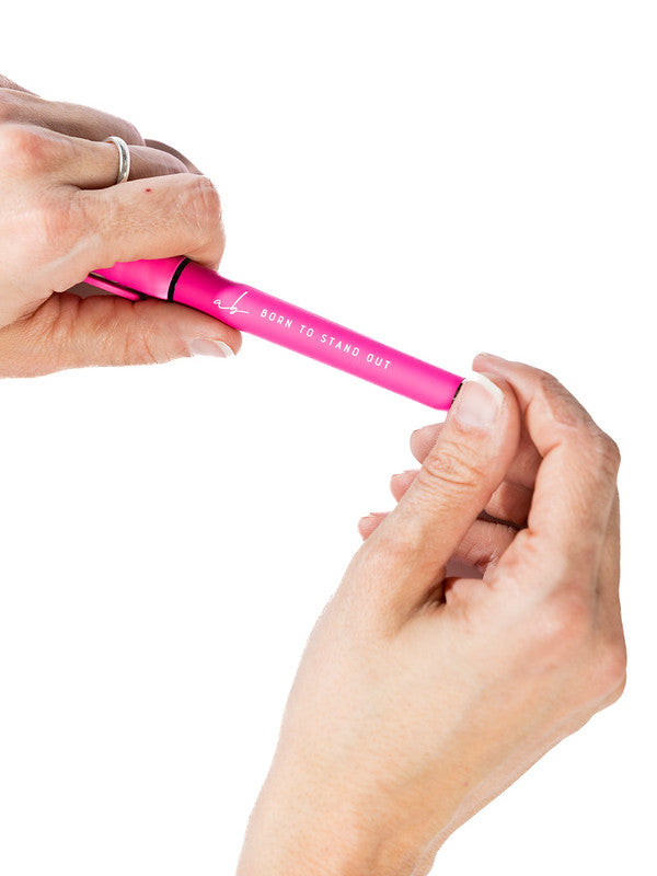 Pink Pen – Black Ink (premium feel) - Born to stand out