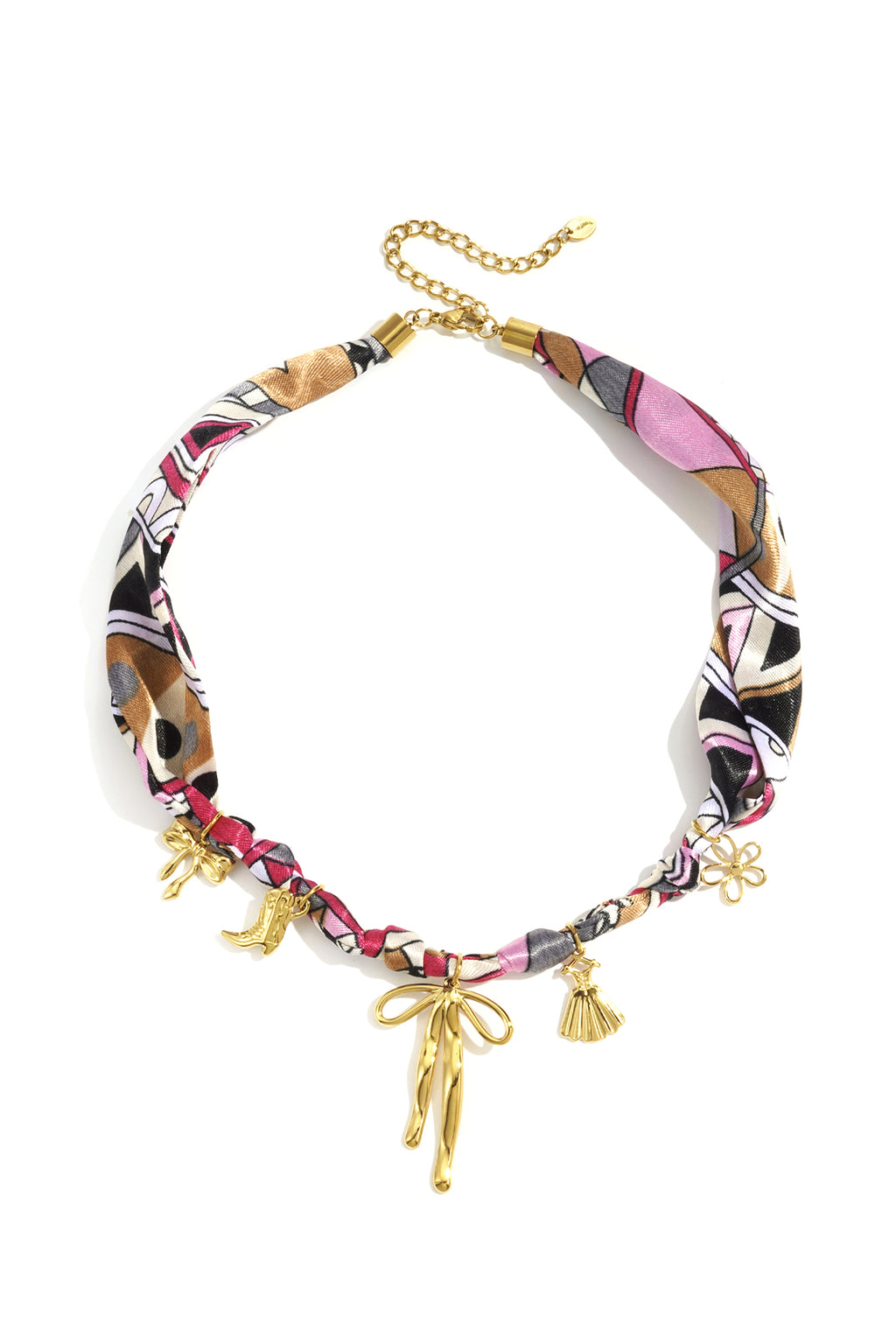Pink sunshine ketting