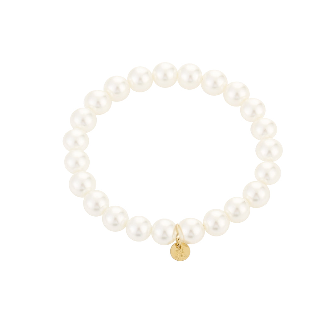 Parels armband - wit