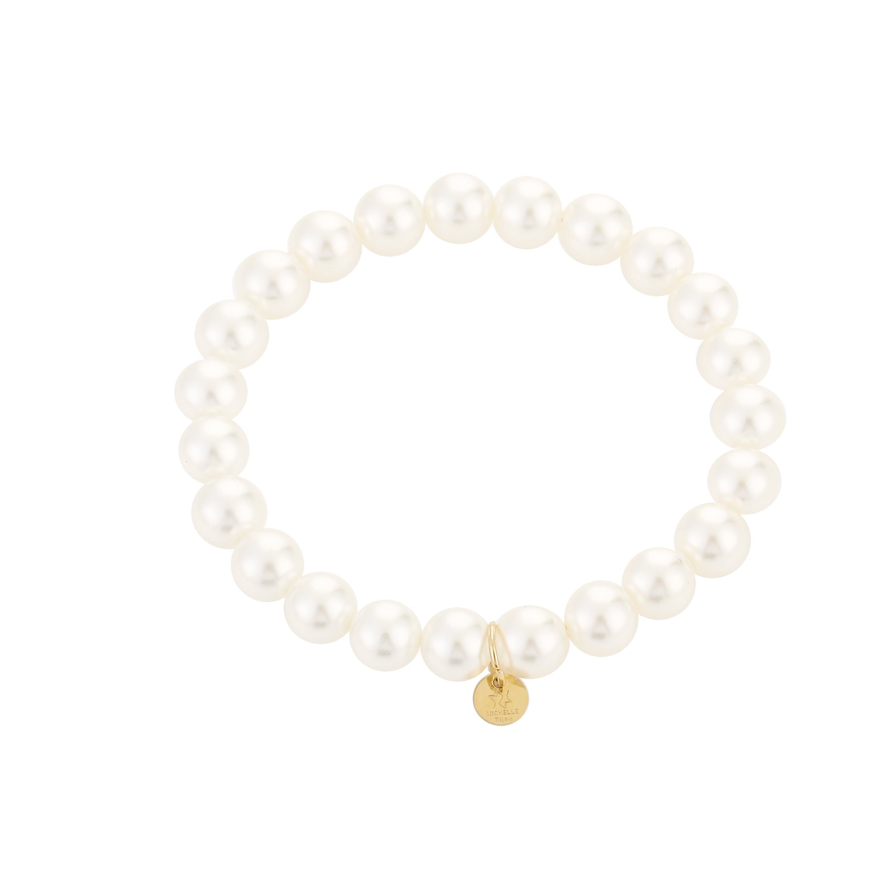 Parels armband - wit