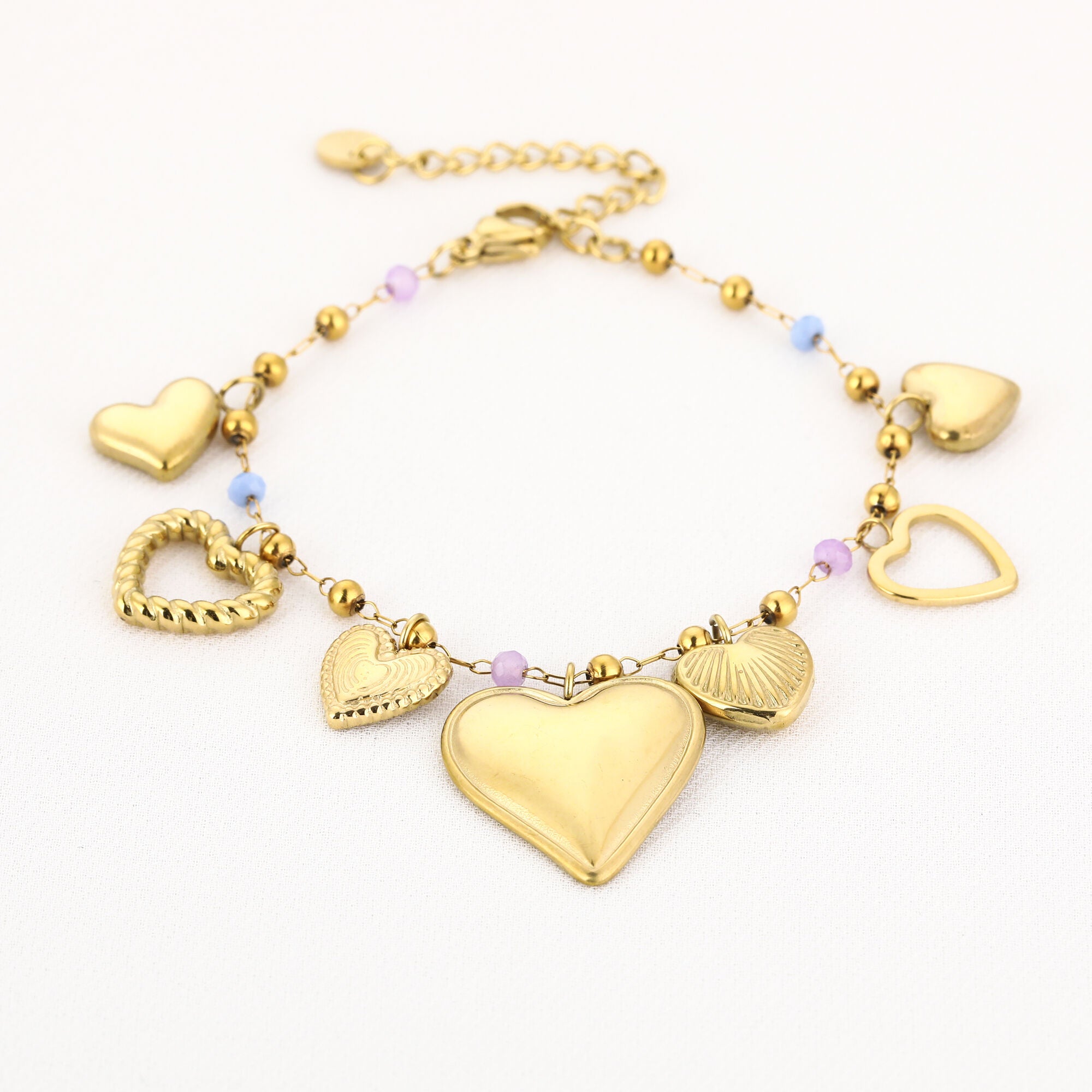 Hartjes Bedelarmband