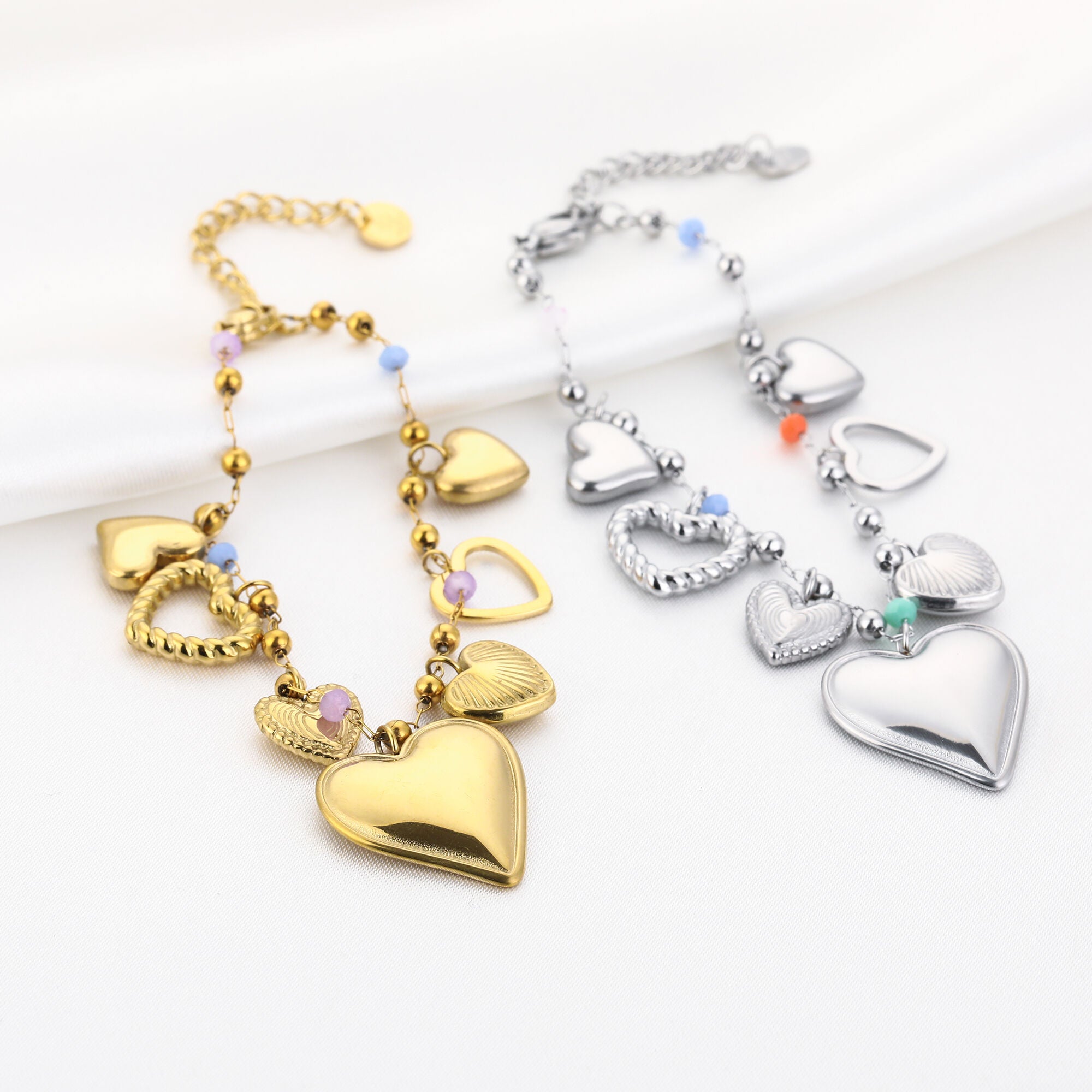 Hartjes Bedelarmband