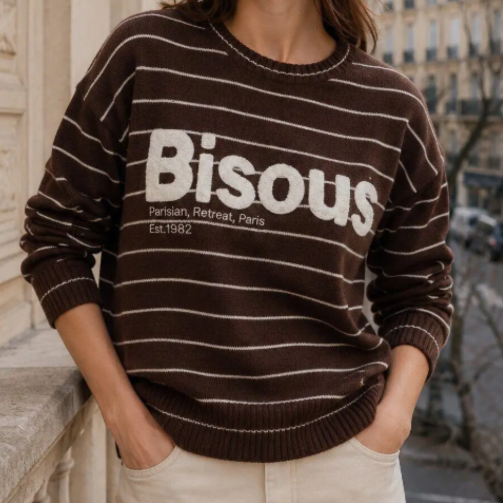 Bisous Knit – Chocolate 🤎
