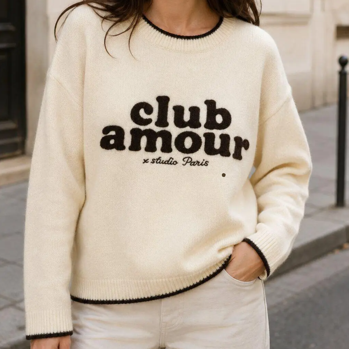 Club Amour Knit – Beige