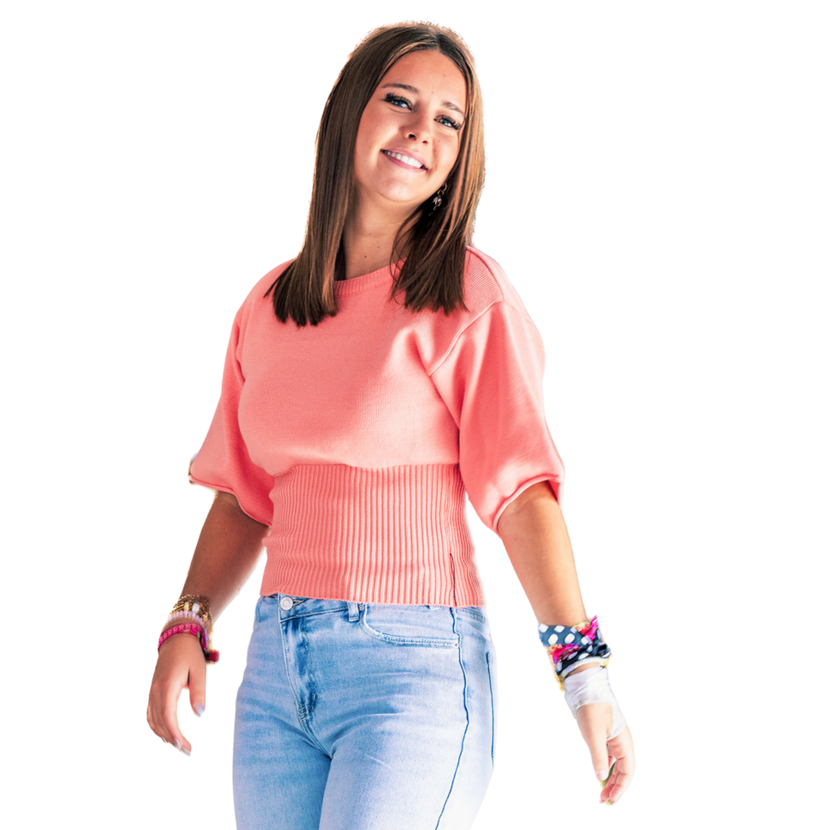 Coral Crush Top 🧡
