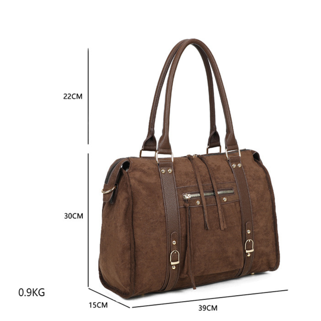 Campus Suede Bag – Chocolate 🤎