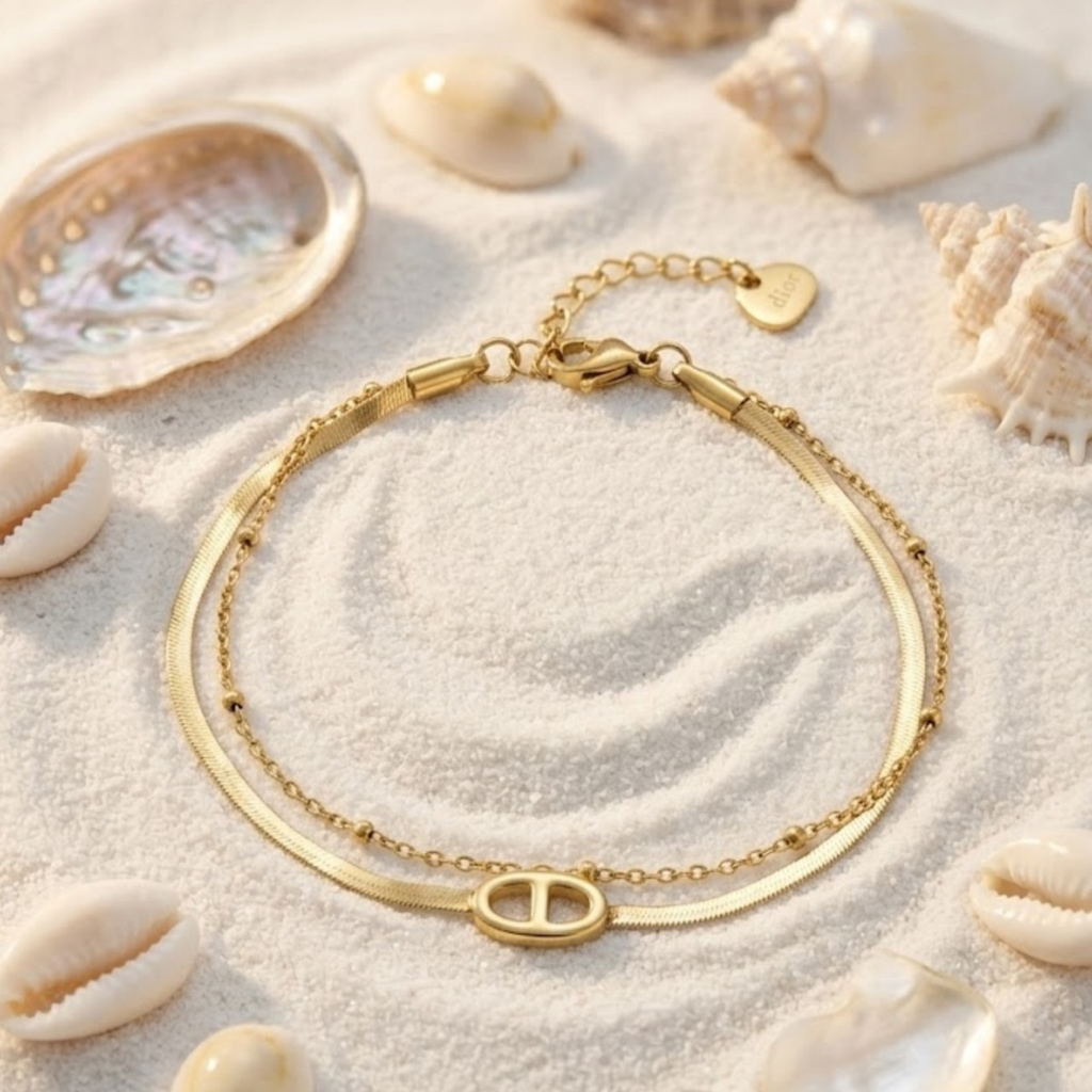 Double Glow Bracelet – Gold ✨