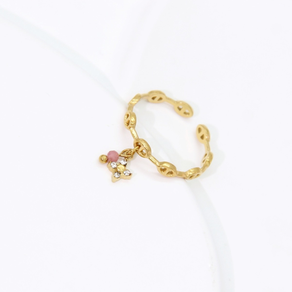 Pink Crush Ring – Gold 🩷