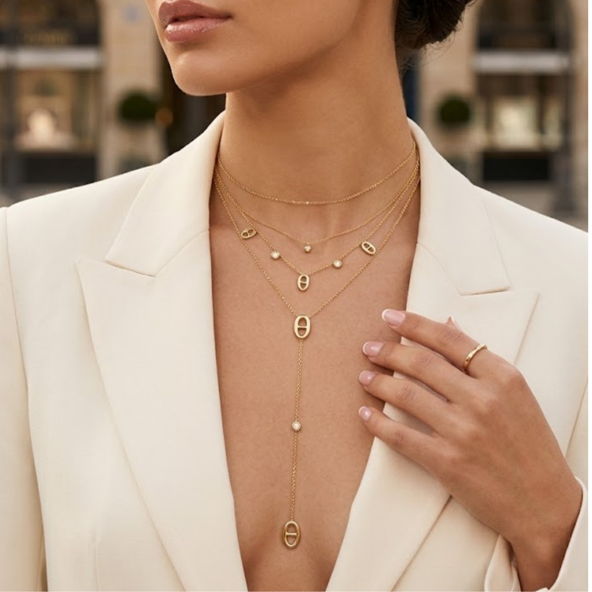 Golden Layers Necklace ✨