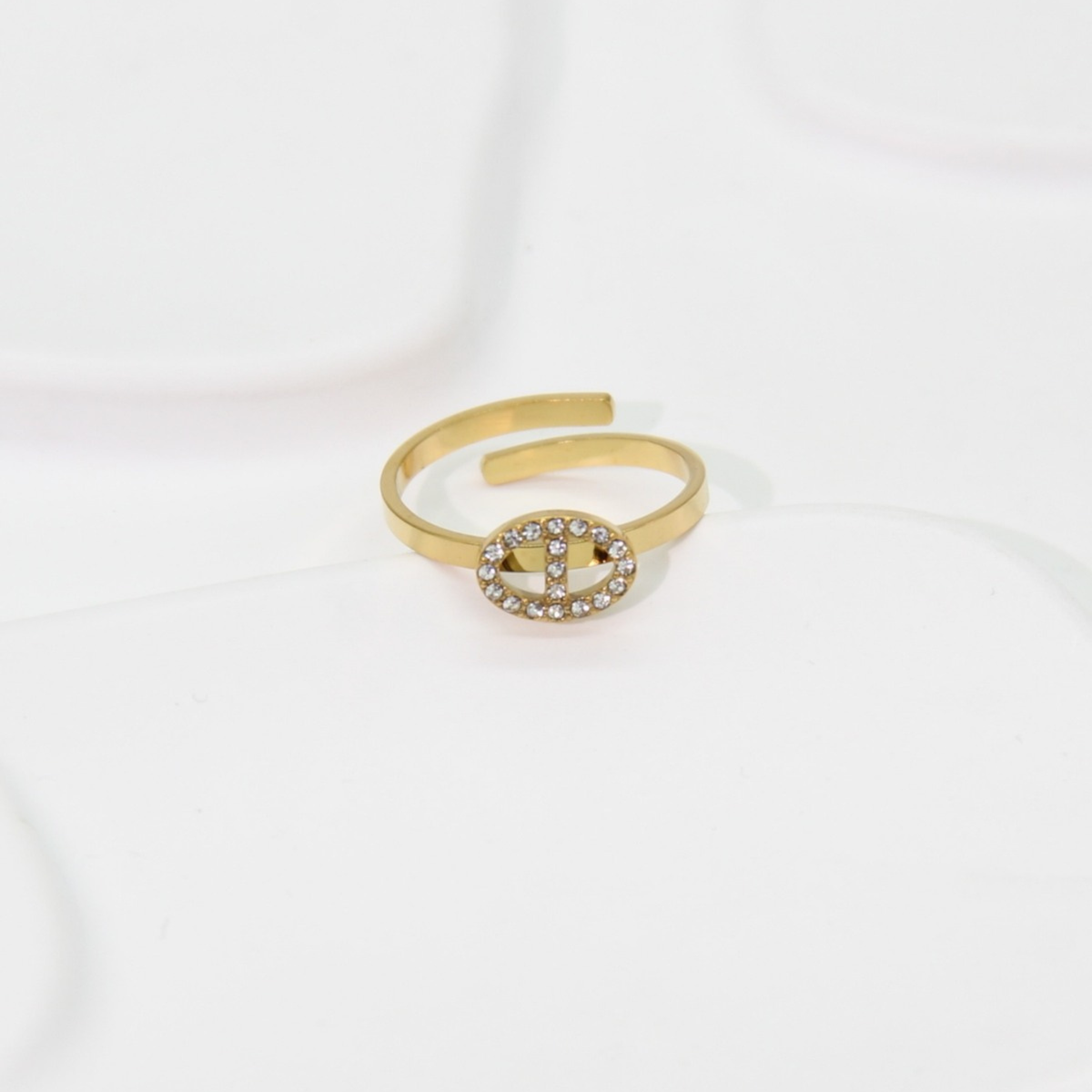 Ocean Link Ring – Gold ✨