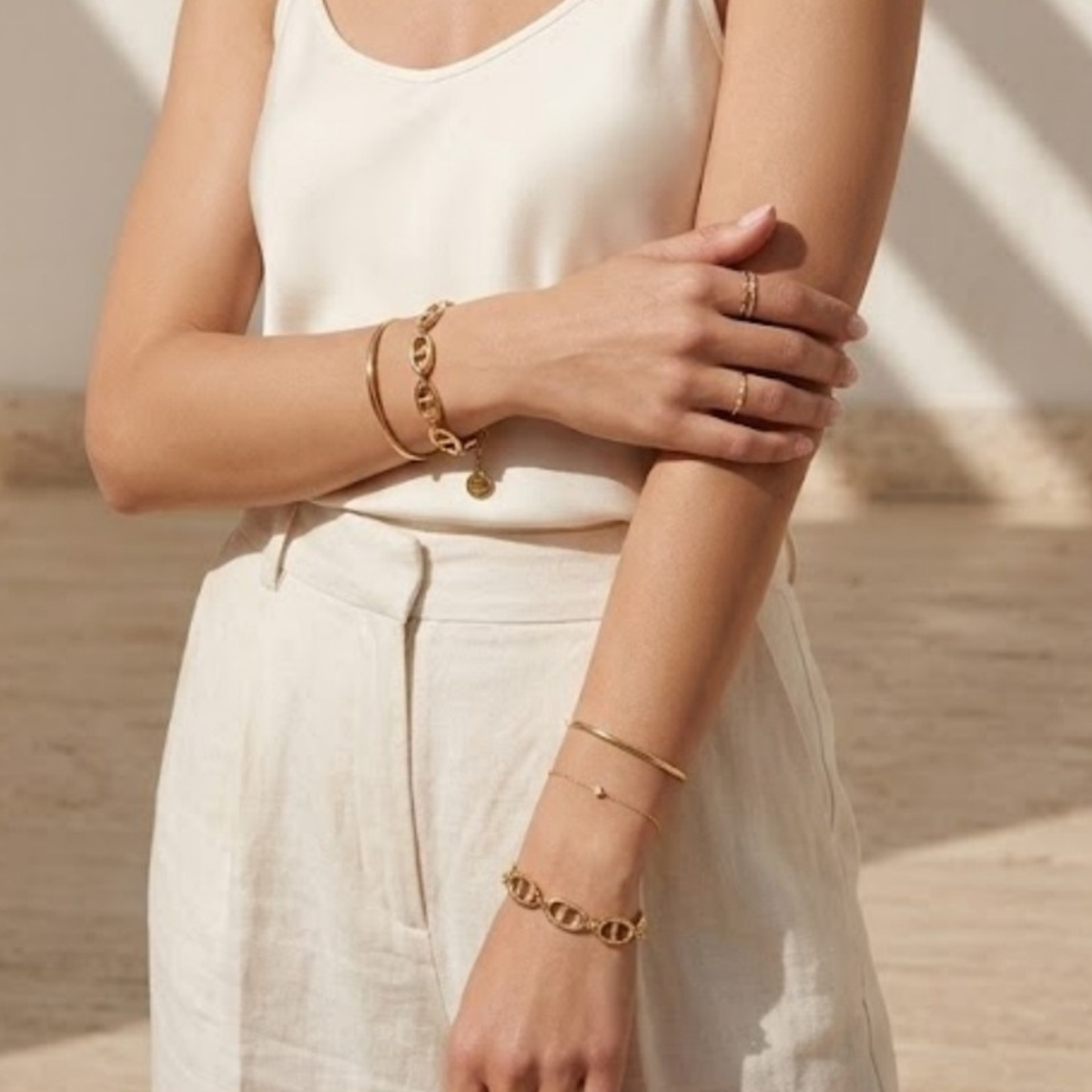 Golden Links Bracelet ✨