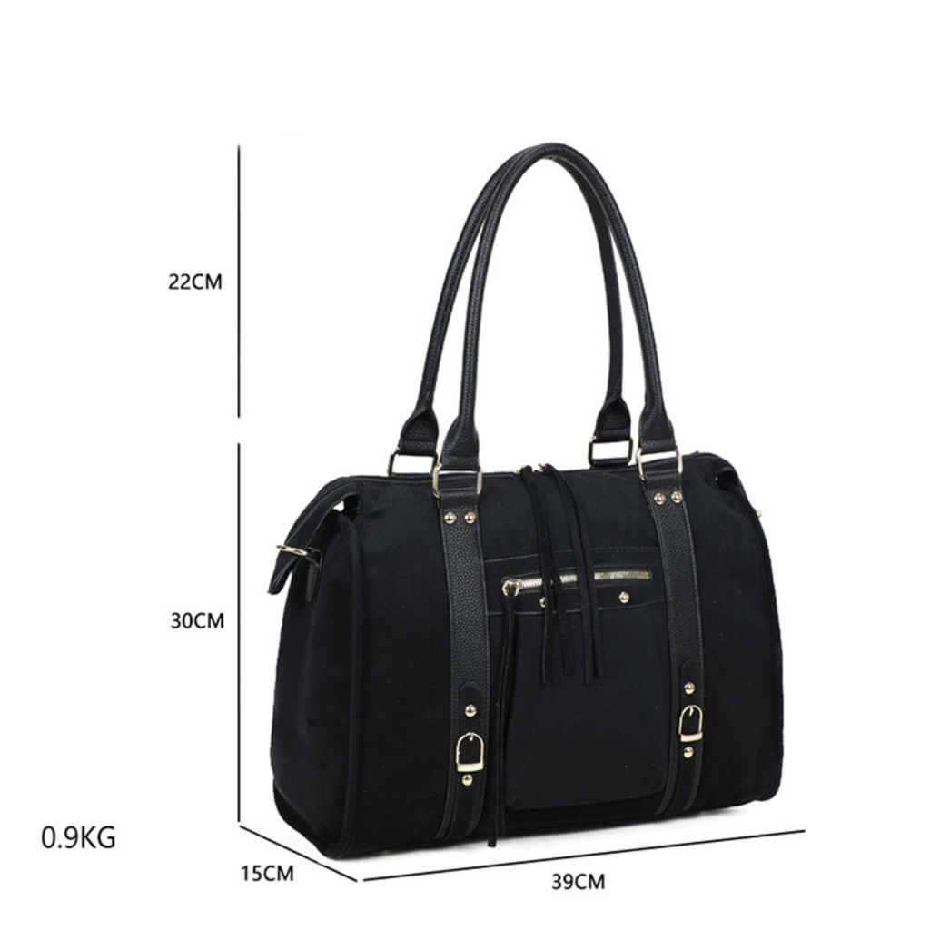 Campus Suede Bag – Black 🖤