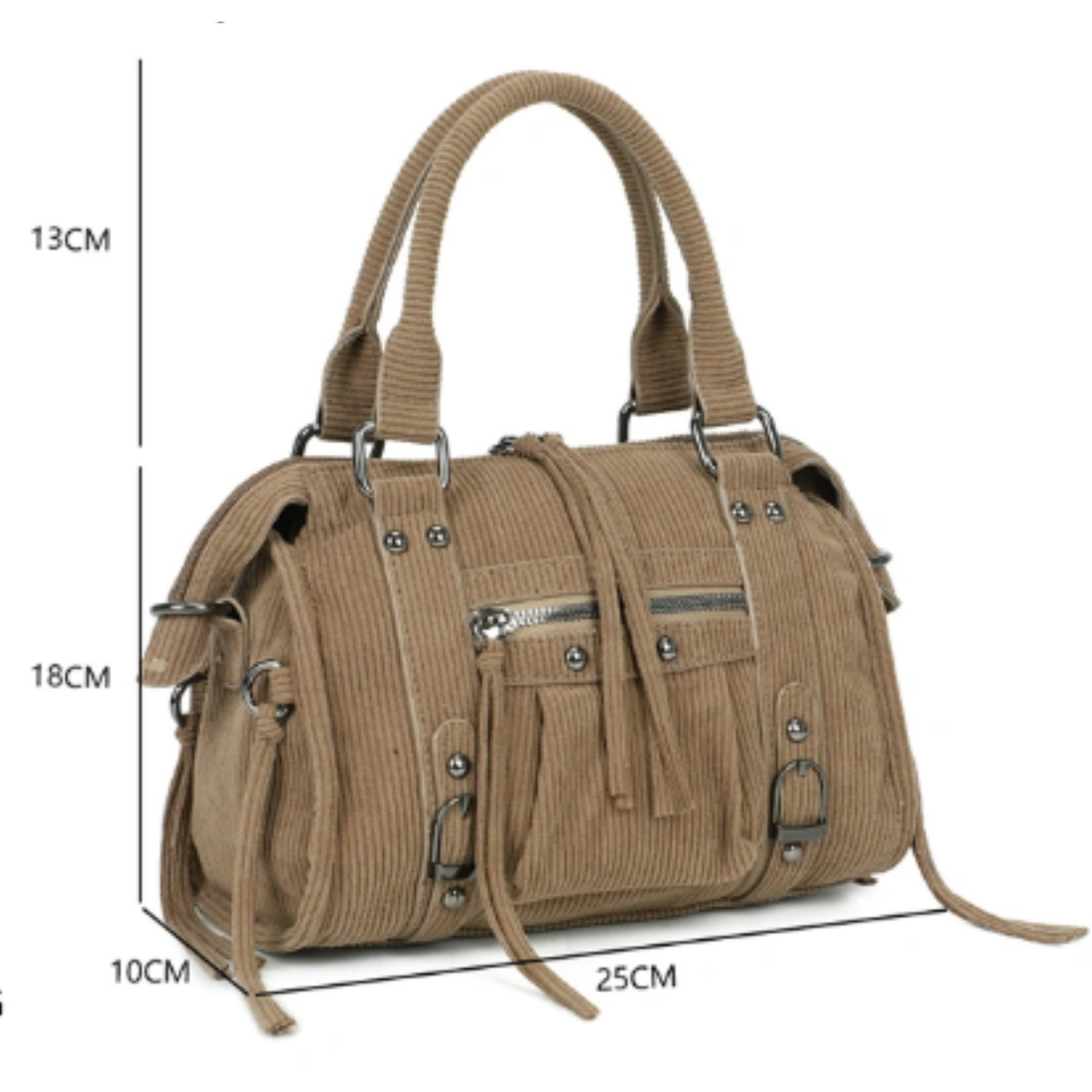City Cord Bag – Taupe
