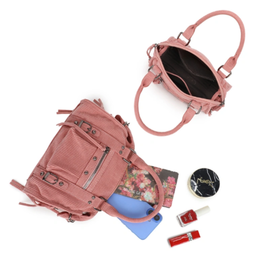 City Cord Bag – Dusty Rose
