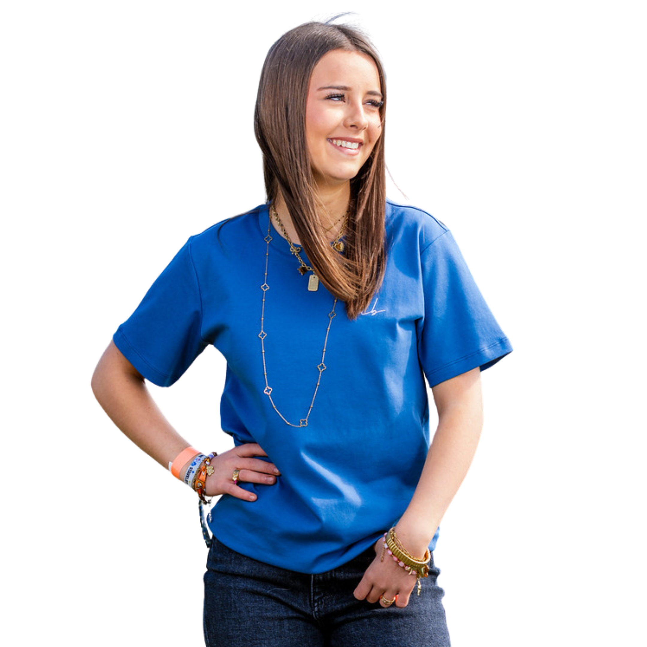 Aidan Essential T-shirt - Dusty Blue