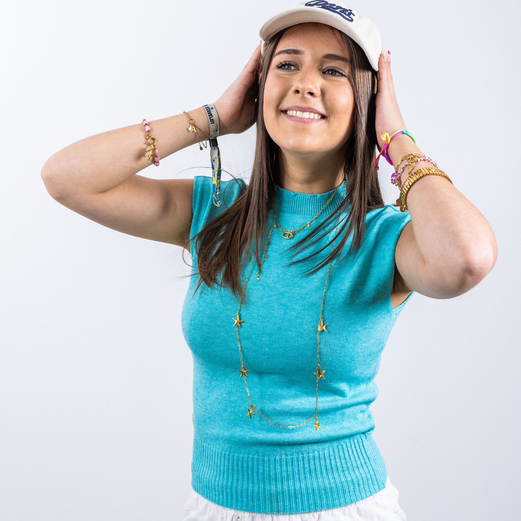 Basic Spencer Top Turqoise