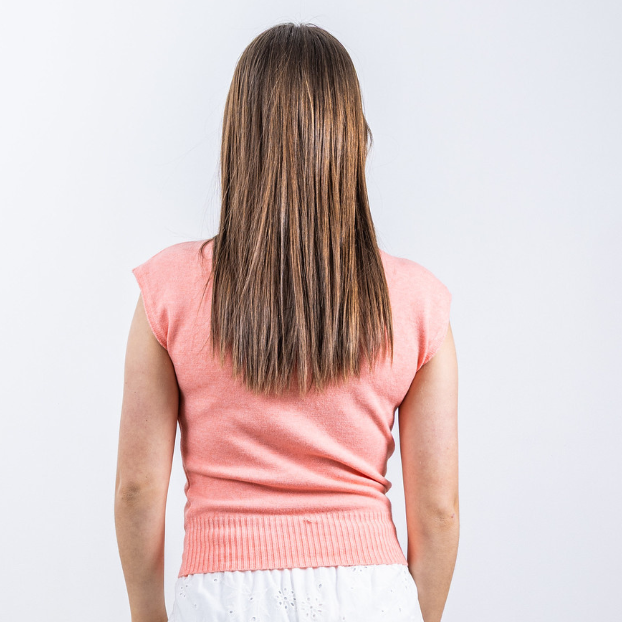 Basic Spencer Top Coral