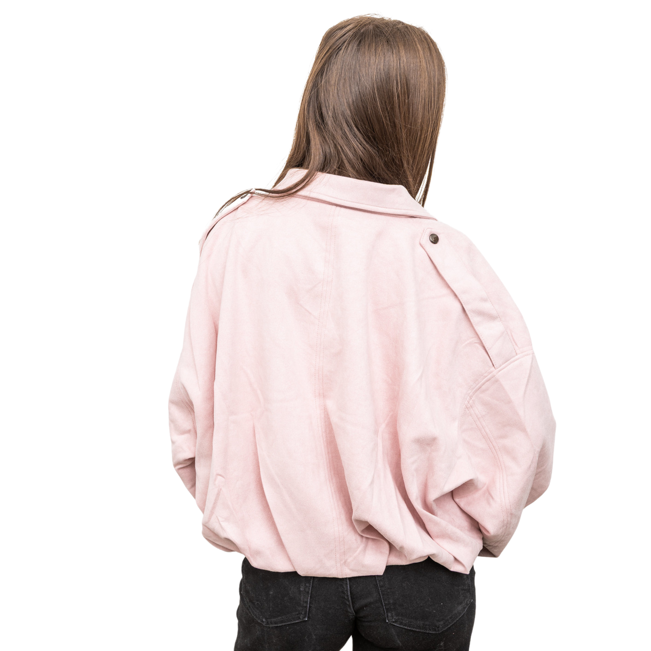 Suede Jacket - Dusty Pink