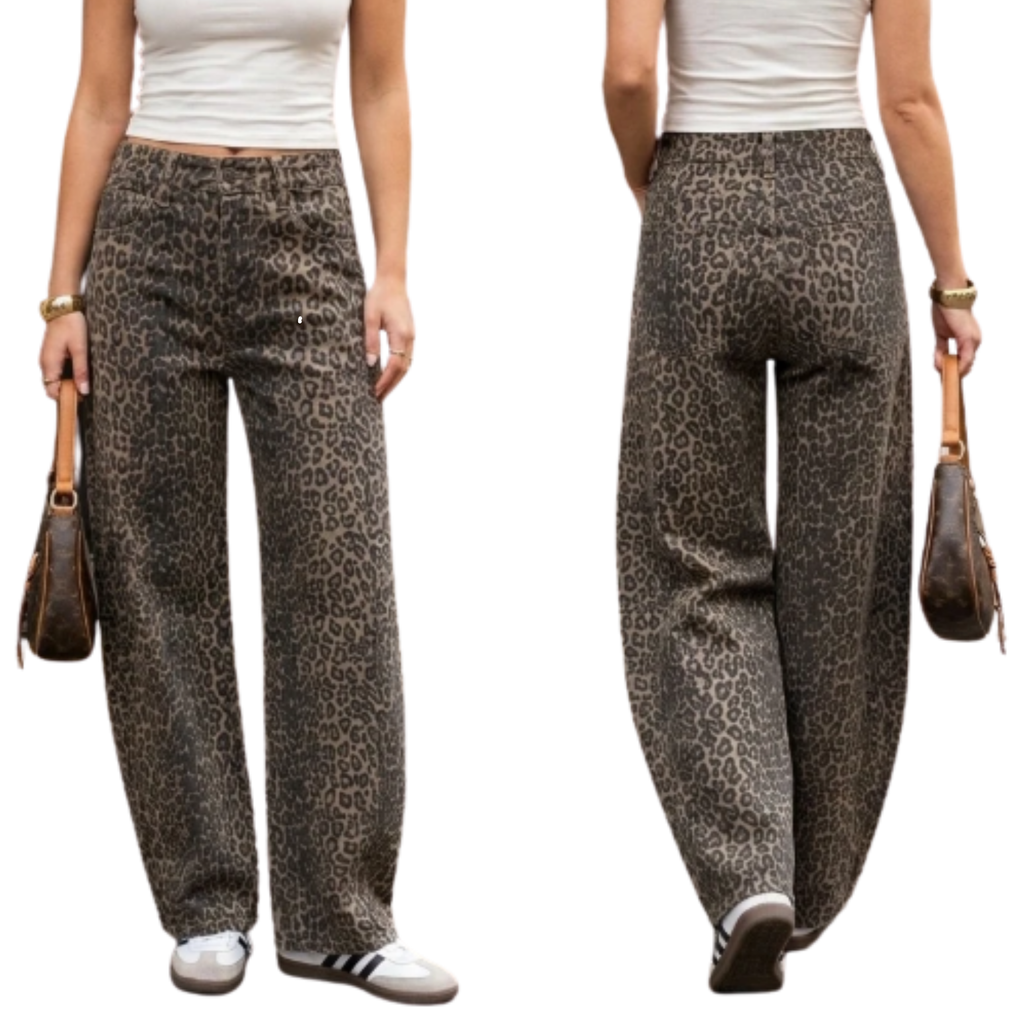 Wild Leo Balloon Jeans 🐆