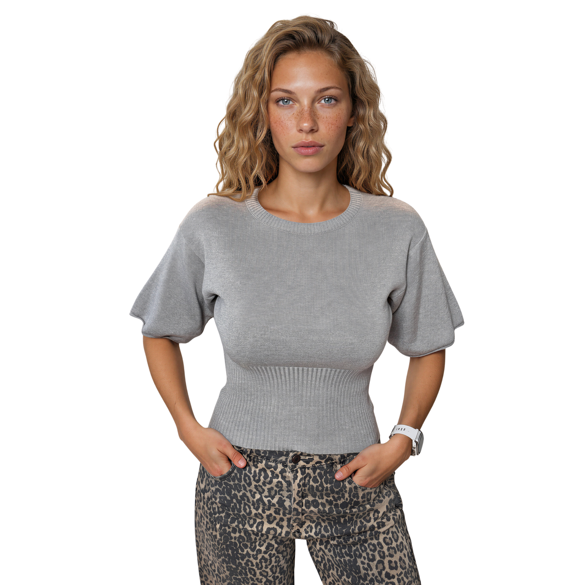 Grey Crush Top 🩶