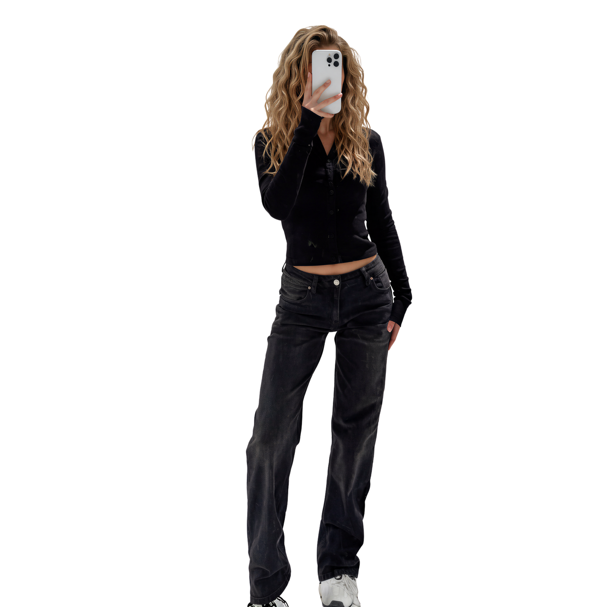 Everyday Straight Jeans – Black
