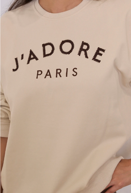 J’Adore Cotton Crew– Beige