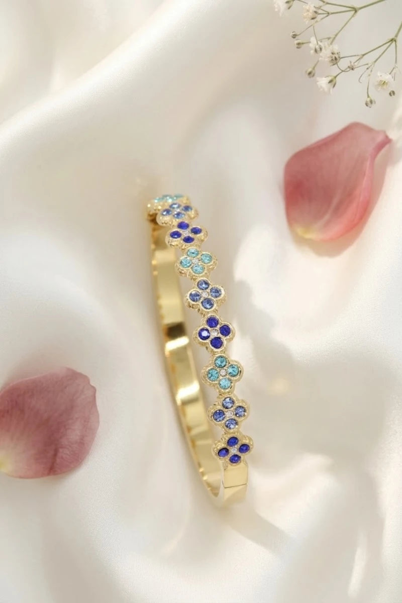 Flower Pop bangle – Blauw, foto 2