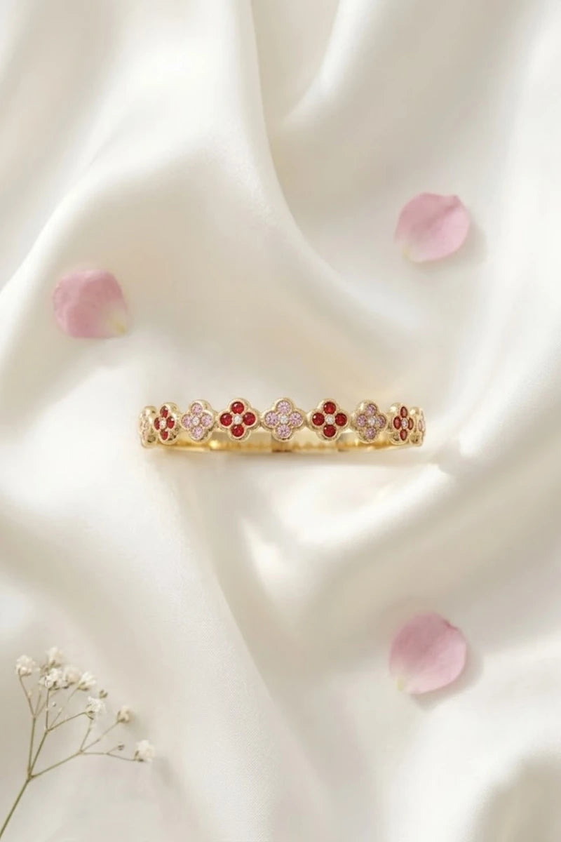 Flower Pop bangle – Fuchsia, foto 3