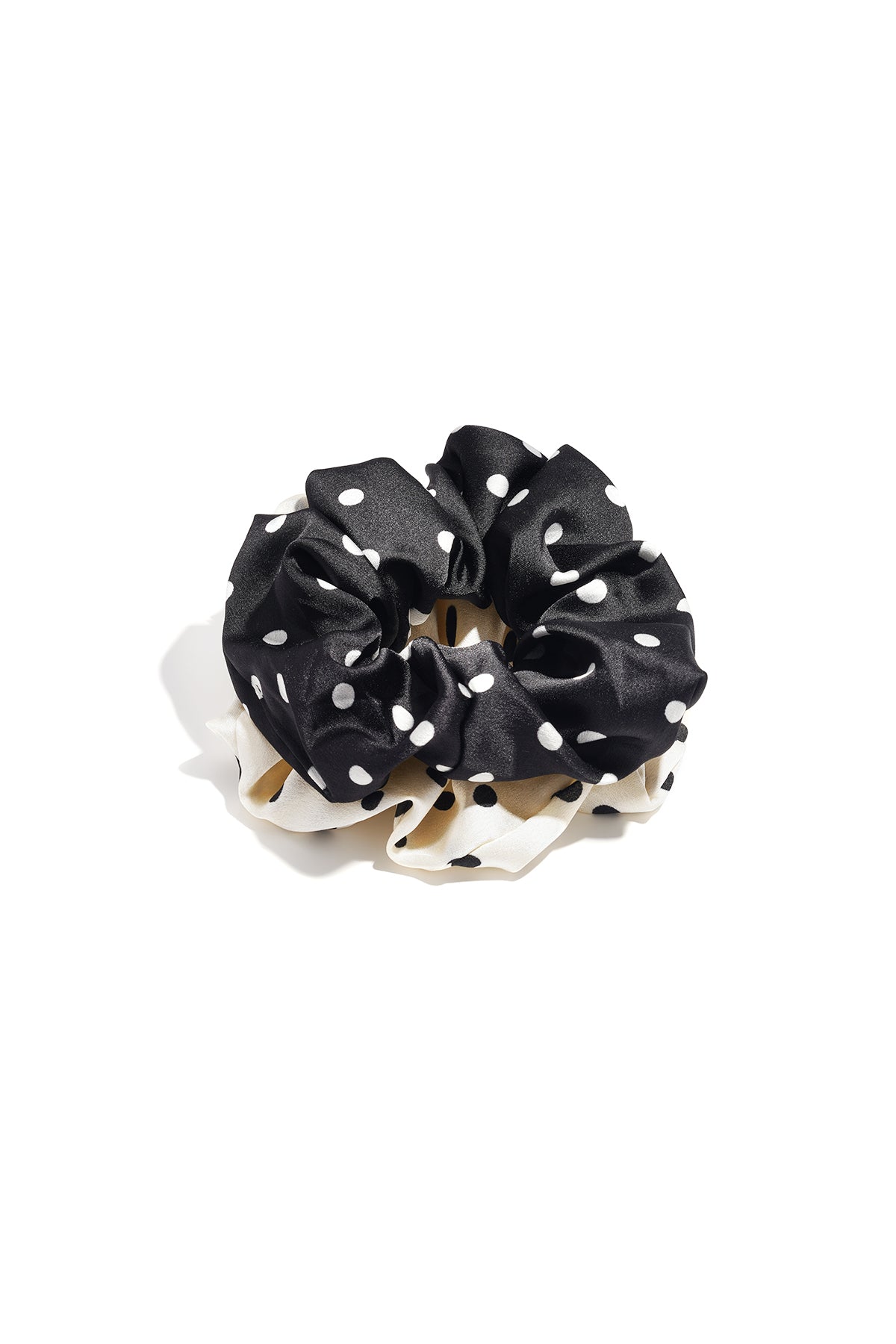 Duo polka dot scrunchies