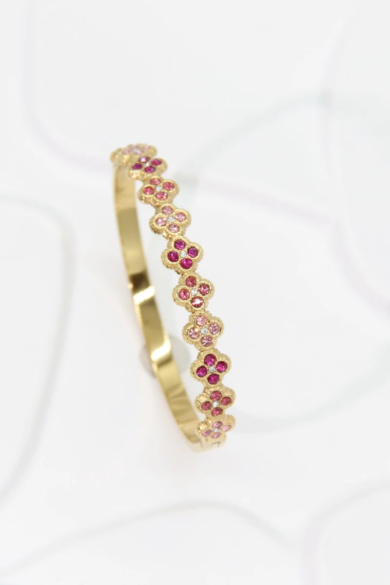 Flower Pop bangle – Fuchsia, foto 2