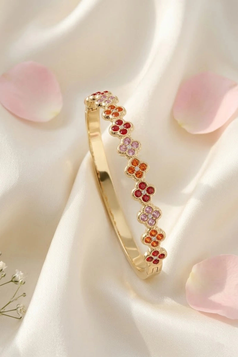 Flower Pop bangle – Oranje, foto 1