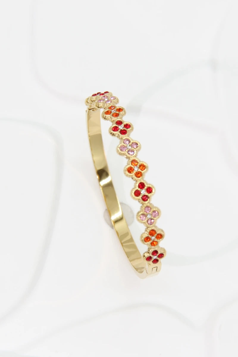 Flower Pop bangle – Oranje, foto 3